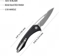 Kubey Merced Linerlock Black KUB345A