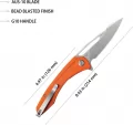 Kubey Merced Linerlock Orange KUB345B