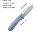 Kubey Supercell Linerlock Blue KUB353B