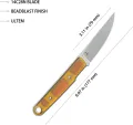 Kubey JL Fixie Fixed Blade Ultem KUB355C