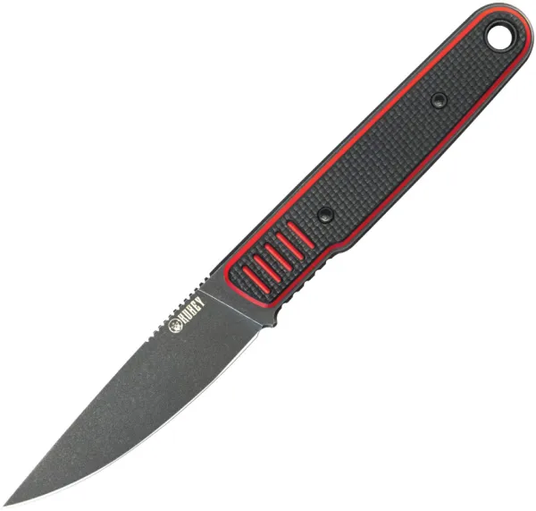 Kubey JL Fixed Blade Black-Red KUB356A