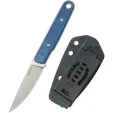 Kubey JL Fixed Blade Blue Micarta KUB356B