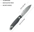 Kubey Dust Devil Fixed Blade Black KUB357A