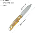 Kubey Dust Devil Fixed Blade Ultem KUB357C