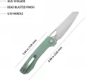 Kubey Elang Linerlock Jade KUB365C