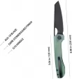 Kubey Elang Linerlock Jade Black KUB365D