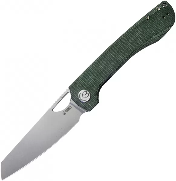 Kubey Elang Linerlock Green Micarta KUB365E