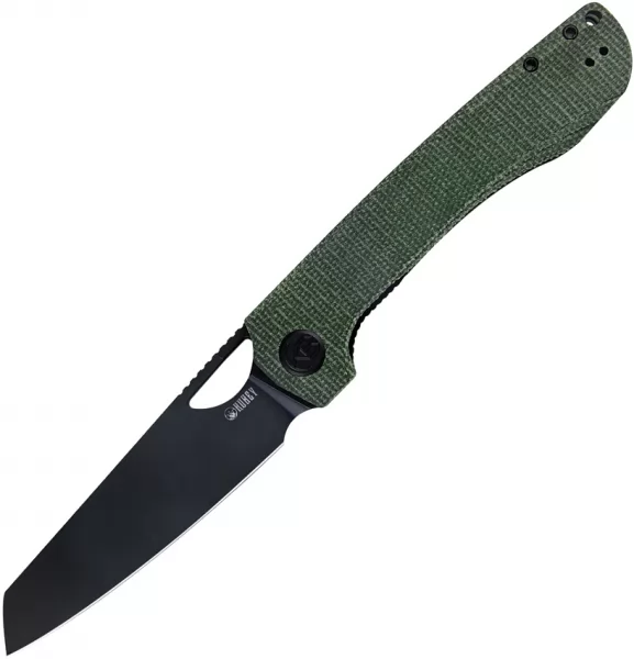 Kubey Elang Linerlock Green Micarta KUB365F