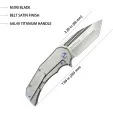 Kubey Bravo 1 Framelock Ti Tanto KUB366A