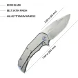 Kubey Bravo 1 Framelock DP Ti KUB367A