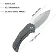 Kubey Bravo 1 Framelock DP Ti Flame KUB367B