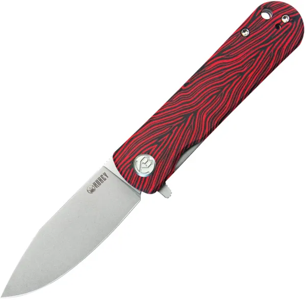 Kubey NEO Linerlock Red Damascus KUB371E