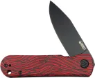 Kubey NEO Linerlock Red Damascus KUB371F