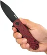Kubey NEO Linerlock Red Damascus KUB371F