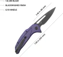Kubey Nautilus Linerlock Purple KUB372A