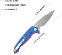 Kubey RBC-1 Outdoor Linerlock Blue KUB373C