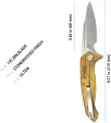 Kubey RBC-1 Outdoor Linerlock Ultem KUB373D