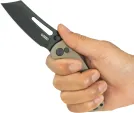 Kubey Dheo EDC Button Lock Tan KUB378D