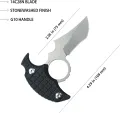 Kubey Stheno Push Dagger Blk G10 KUB404A