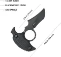 Kubey Stheno Push Dagger Blk G10 KUB404B