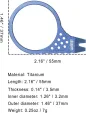 Kubey Pry Tool Blue Ti KUB410B