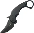 Kubey Jaw Karambit Linerlock Black - KUB439F