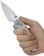 KB Knives Aero Crossbar Lock Gray Ti KUB488A
