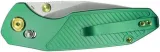 KB Knives Aero Crossbar Lock Green Ti KUB488D