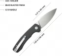 Kubey Calyce Linerlock Black KUB901K