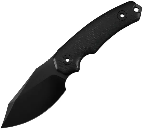 Kunwu Knives Stiffy D Fixed Blade Black KUNF706BK3