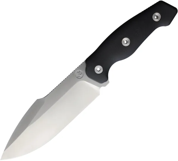 Kunwu Knives Stiffy G Fixed Blade Blk Tflon KUNF712BK2