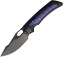 Kunwu Knives Jericho Framelock Timascus - KUNK713T4