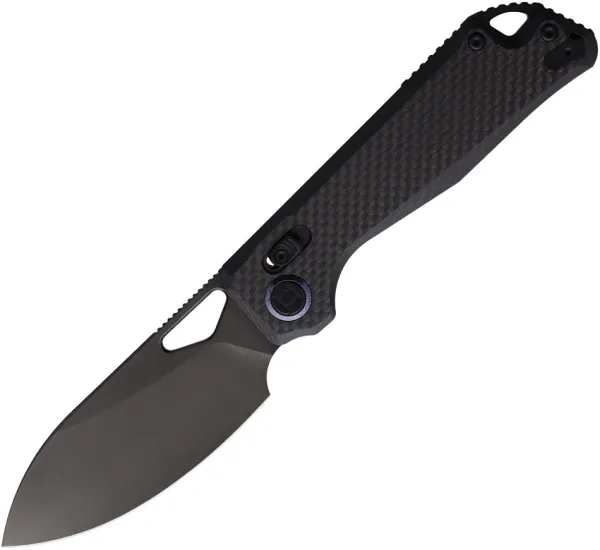 Kunwu Knives Pulsar XT Lock DLC CF KUNX705XLF