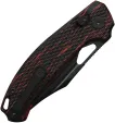 Kunwu Knives DJANGO Crossbar Lock Red-Blk KUNX707A1