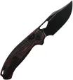 Kunwu Knives DJANGO Crossbar Lock Red-Blk KUNX707A1