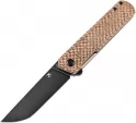 Kansept Knives Foosa Linerlock Brown Micarta - KX2020T2