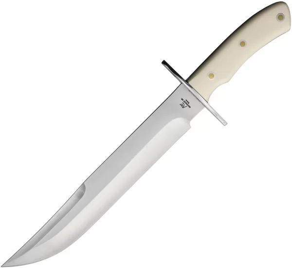 Katz Alamo Bowie White Micarta knives KZCB10WM