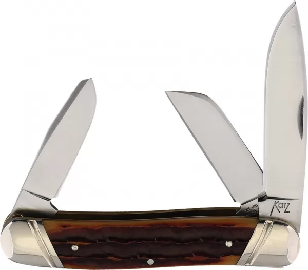 Katz Stockman Drop Point knives KZSDPSB