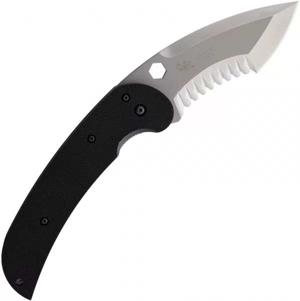 Linton Cutlery Large Tactical Linerlock Satin L92019124