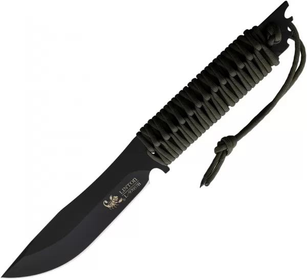 Linton Cutlery Fixed Blade Black L97057B