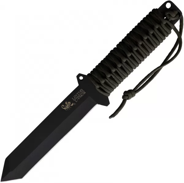 Linton Cutlery Cord Wrapped Fixed Blade L97063B