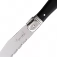 Laguiole Steak Knife Set Black 6 pc LAG6B