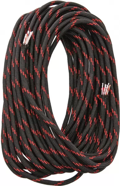 Live Fire FireCord 25ft Black-Red Line LF19