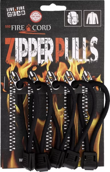 Live Fire FireCord Zipper Pulls LF36