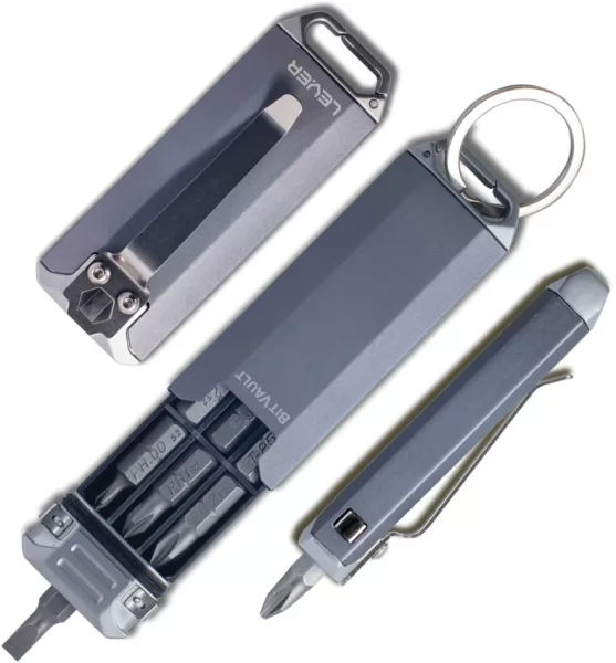 Lever Gear BitVault Gray LGL1040