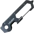 Lever Gear CLiP KT Keychain Tool Black - LGL1114