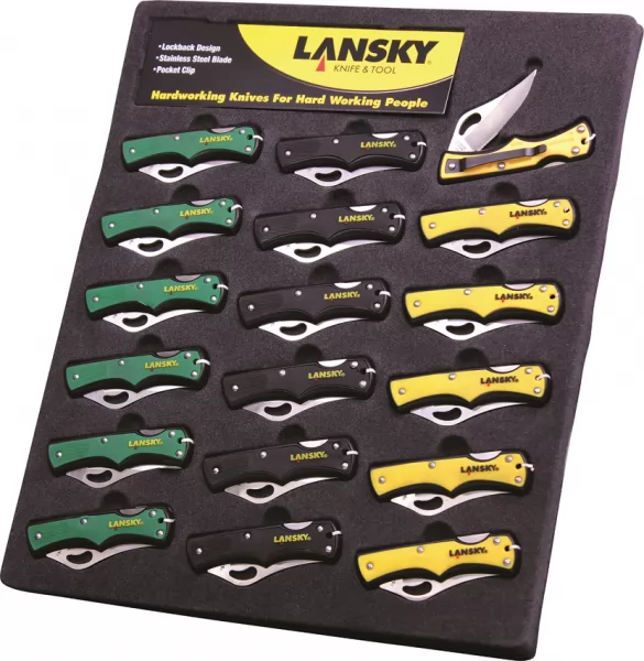 Lansky Small Lockback Display (LSKN04 sharpeners LKN045