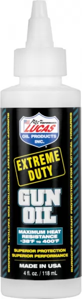 Lucas Oil Extreme Duty Gun Oil 4oz LO10877