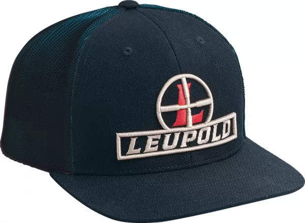 Leupold Flat Bill Trucker Hat Navy LP175508