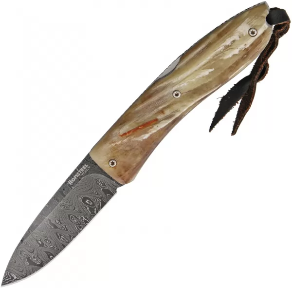 LionSTEEL Opera Damascus Rams Horn LST8800DMN